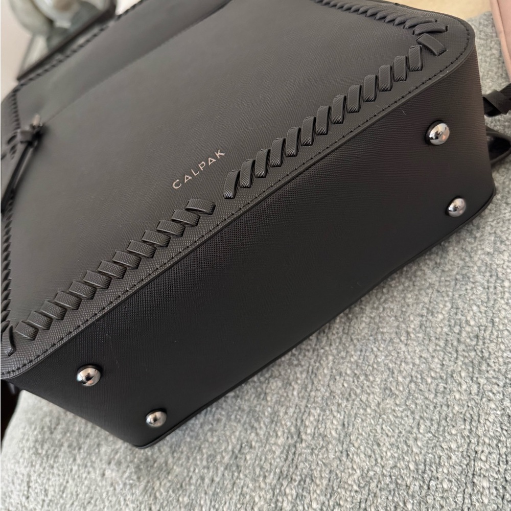 CALPAK Black Backpack with Braided Detail - Picture 7 of 9